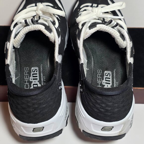 Skechers D'Lites 150030W Slip Ins Air Cooled Memory Foam Shoes Womens 8.5 WIDE - Picture 8 of 16